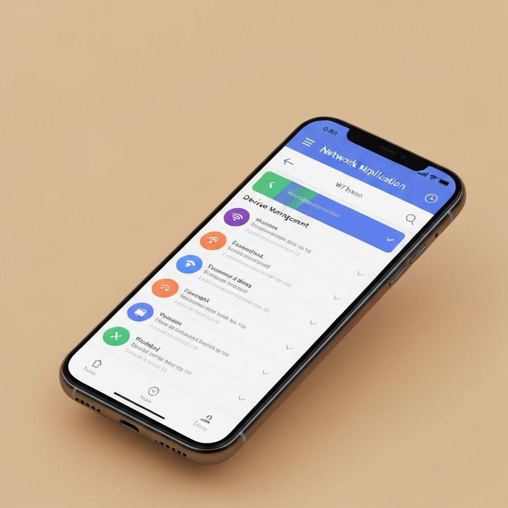 App de control de red WiFi