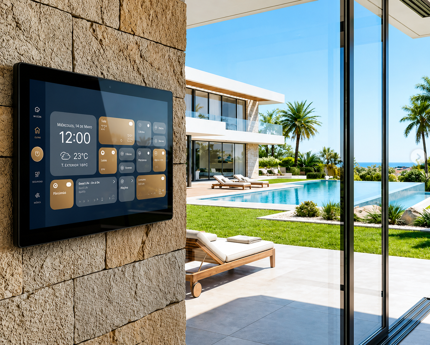 Panel de Control Táctil Smart